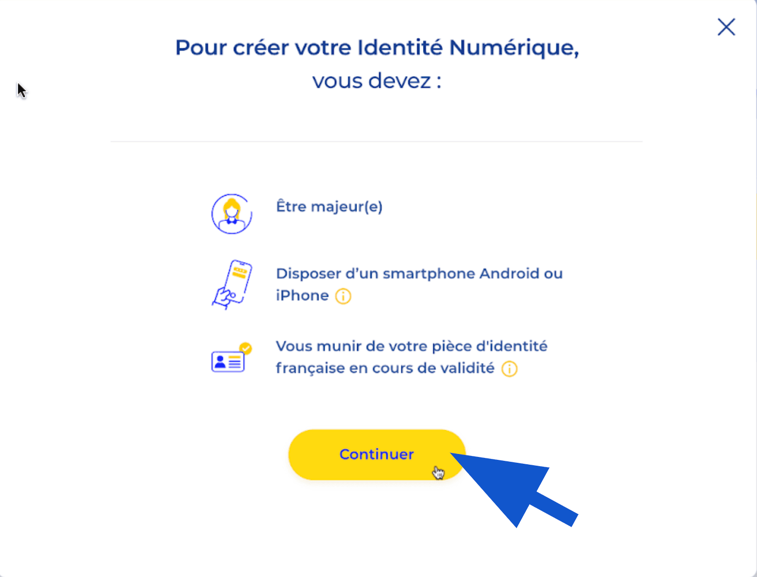 Vérification des prérequis