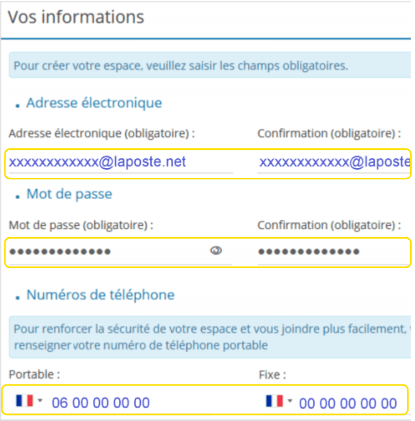 Formulaire de création
