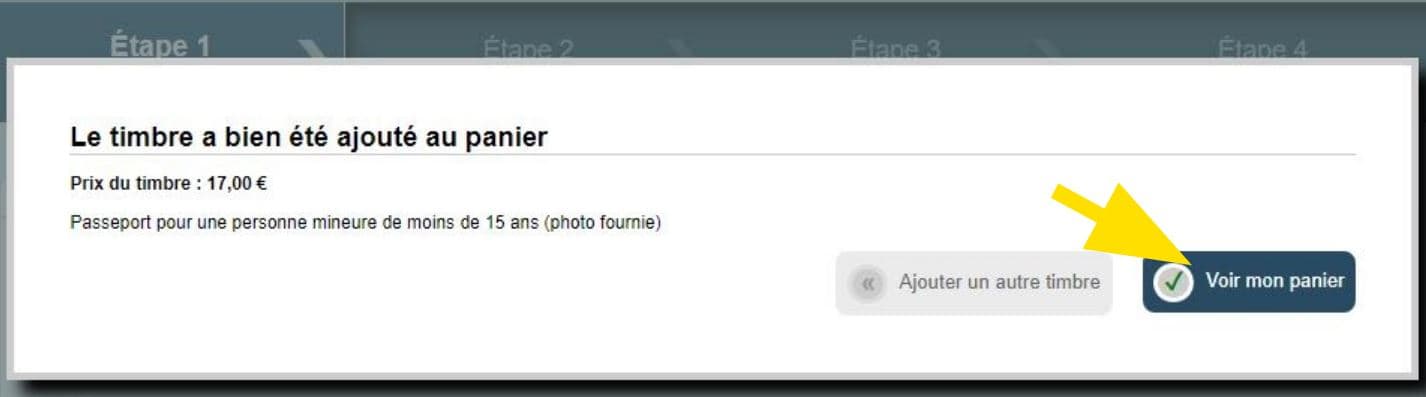 Voir le panier