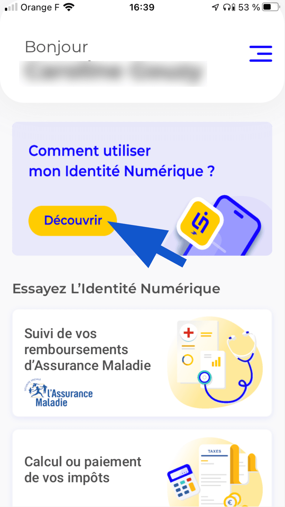 Application Identité Numérique