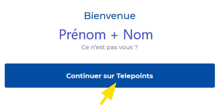 Continuer sur Télépoints