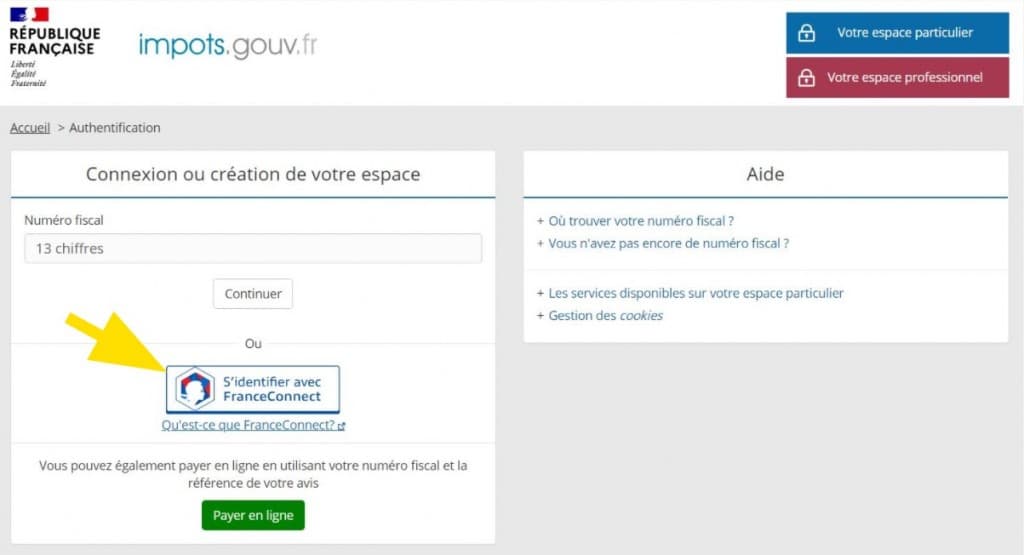 Option FranceConnect