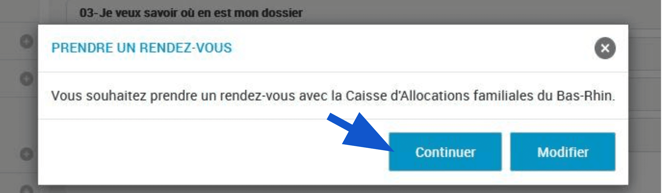 « Vous souhaitez prendre un rendez-vous »