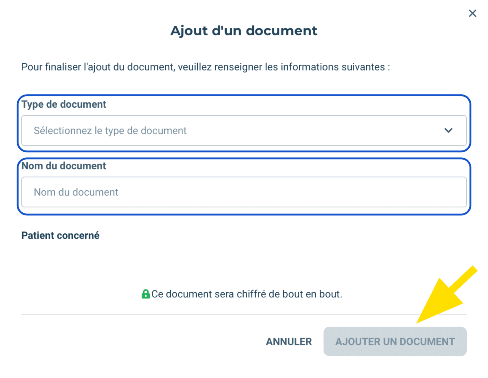 Ajouter un document